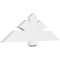 Ekena Millwork Redmond Architectural Grade PVC Gable Bracket, 48"W x 16"H x 2"D x 6"F, 8/12 Pitch GBP048X16X0206RED00 - alternate 1